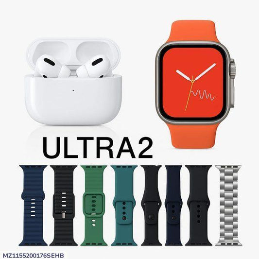 Smartwatch & AirPods Pro 2 Combo Orange