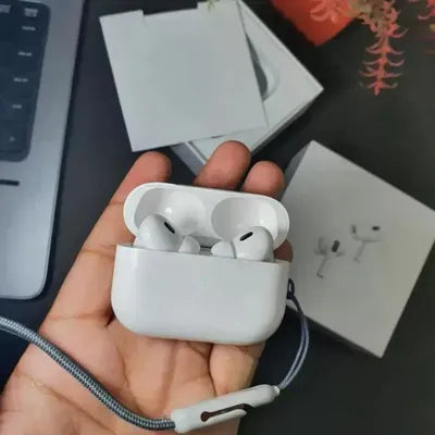 Black Airpods with Wireless Charging Cable & Box