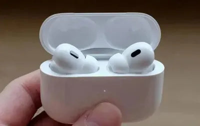 Black Airpods with Wireless Charging Cable & Box