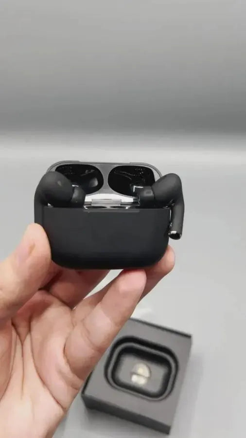 Black Airpods with Wireless Charging Cable & Box