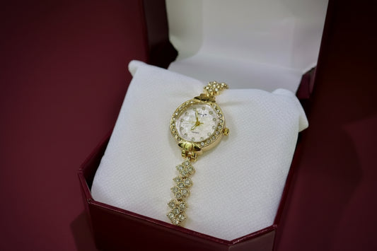 Luxury Gold & Black Watch