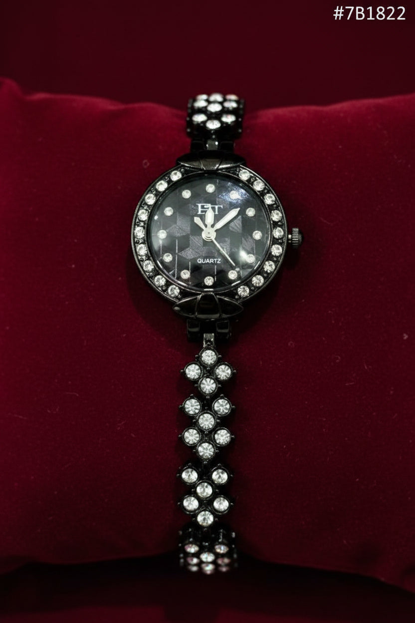 Luxury Gold & Black Watch