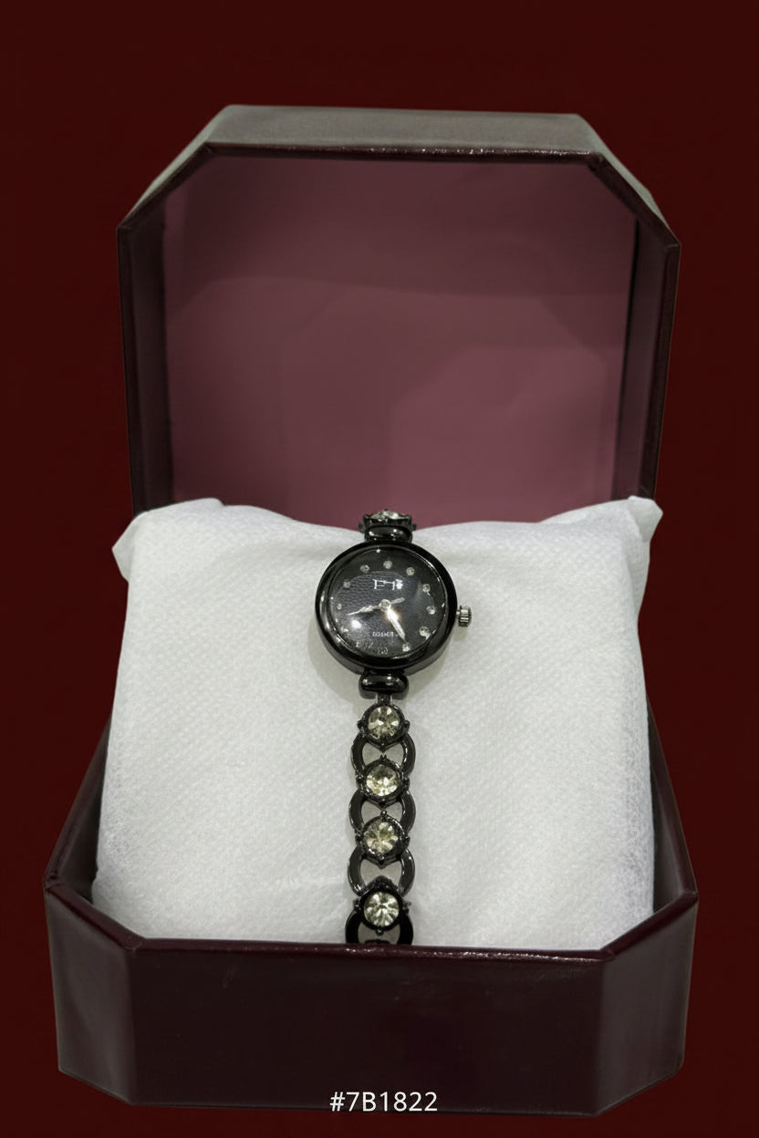 Luxury Gold & Black Watch