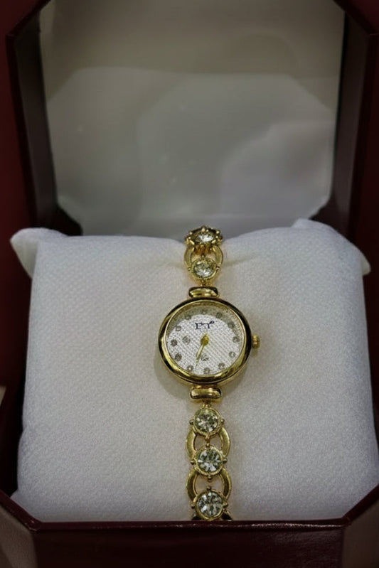Luxury Gold & Black Watch